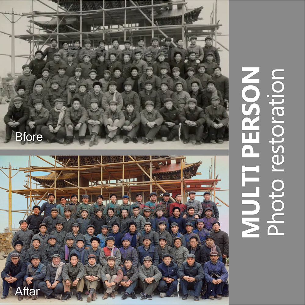 Professional Photo Restoration Service.We repair all damages related to photographs.