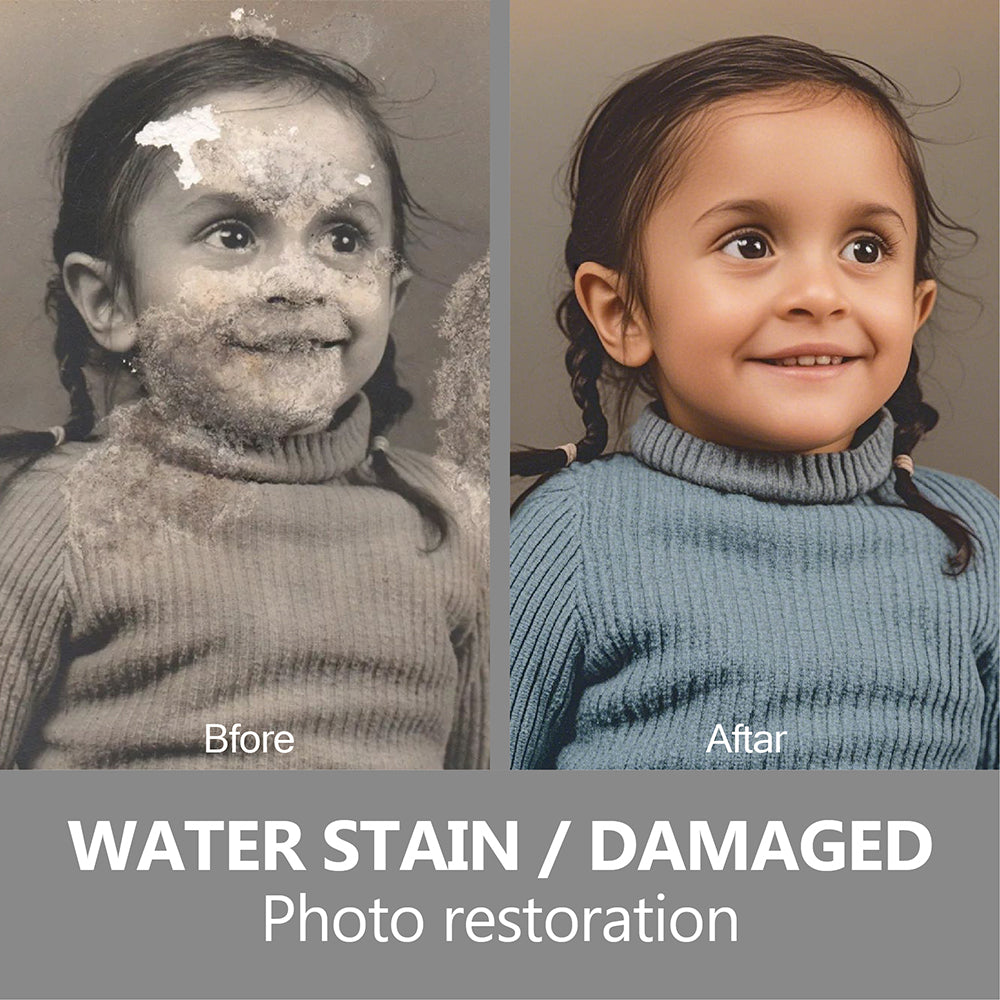 Professional Photo Restoration Service.We repair all damages related to photographs.
