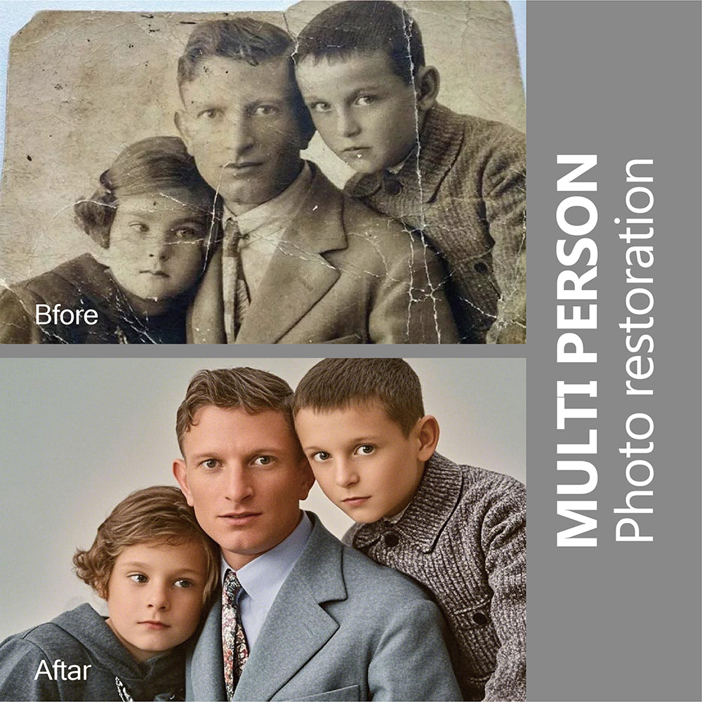 Professional Photo Restoration Service.We repair all damages related to photographs.